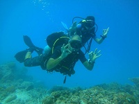 diving